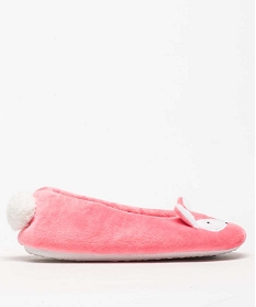 CHAUSSETTE INTER. FCH PANTOUFLE ROSE:30445270061-Textile/Textile/Elastomere/Textile/