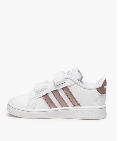 baskets fille a scratch grand court adidas blanc8788501_3