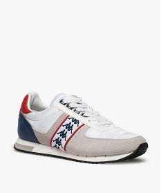 baskets homme basses a lacets - kappa curtis blanc8794501_2