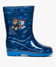 bottes de pluie garcon – la patpatrouille bleu bottes de pluie et apres-ski8798301_1