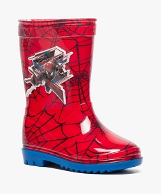 bottes de pluie garcon a imprime spiderman rouge8798401_2