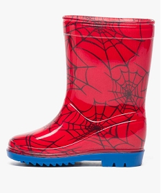 bottes de pluie garcon a imprime spiderman rouge8798401_3