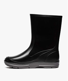 bottes de pluie garcon a semelle crantee contrastee noir standard8800201_3