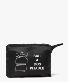 sac a dos femme pliable en polyester recycle noir sacs a dos et sacs de voyage8819301_3