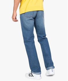 jean homme regular 5 poches taille normale longueur l34 bleu jeans8823201_3