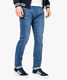 jean homme straight stretch en polyester recycle bleu jeans8824001_1