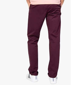 pantalon chino homme coupe regular violet8825301_3