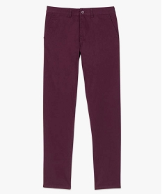 pantalon chino homme coupe regular violet8825301_4