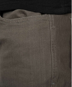 pantalon homme 5 poches straight en toile extensible vert8825801_2