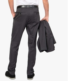 pantalon de costume homme coupe ajustee gris pantalons de costume8826601_3