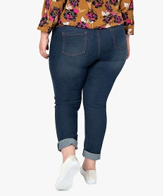 jean femme grande taille extensible coupe slim bleu pantalons et jeans8857601_3