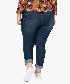 jean femme grande taille extensible coupe slim bleu slim8857601_3