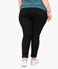 jegging femme taille normale en coton stretch noir pantalons et jeans8857801_3