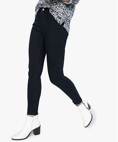 jean femme coupe skinny taille basse en stretch bleu pantalons jeans et leggings8858101_1