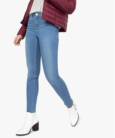 jean femme coupe skinny taille basse en stretch gris pantalons jeans et leggings8858301_1