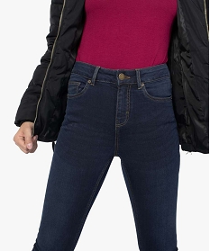 jean femme coupe skinny taille basse en stretch bleu pantalons jeans et leggings8858401_2