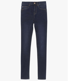 jean femme coupe skinny taille basse en stretch bleu pantalons jeans et leggings8858401_4