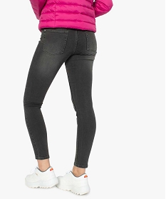 jean femme coupe skinny taille basse en stretch gris pantalons jeans et leggings8858501_3