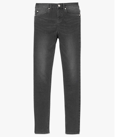 jean femme coupe skinny taille basse en stretch gris pantalons jeans et leggings8858501_4