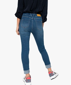 jean femme en polyester recycle avec finitions bord-franc gris pantalons jeans et leggings8859401_3