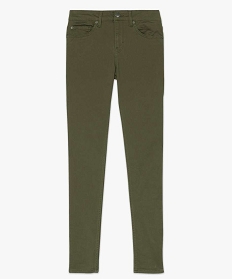pantalon femme skinny stretch taille basse vert pantalons8864901_4