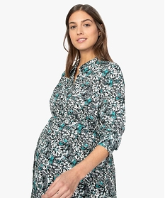 robe chemise de grossesse a fleurs imprime8884001_2