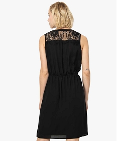 robe femme avec epaules en dentelle noir8884201_3