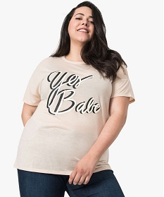 tee-shirt femme loose a manches courtes et imprime imprime8907101_1
