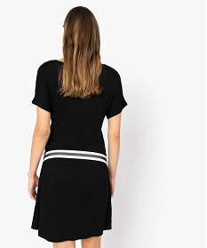 robe de grossesse fluide a taille elastiquee noir robes courtes8922001_3