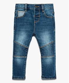 jean bebe garcon slim stretch avec surpiqures aux genoux bleu jeans8924601_1