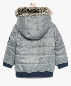 manteau bebe garcon a doublure chaude en polyester recycle gris manteaux blousons8929701_3