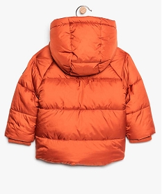 blouson bebe garcon en polyester recycle avec capuche orange8930001_3