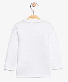 tee-shirt bebe garcon a manches longues motif etoiles blanc8935001_2