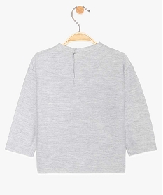 tee-shirt bebe garcon imprime streetwear – lulu castagnette gris tee-shirts8935601_2