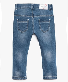 jean coupe slim bebe fille bleu vif pantalons8940101_2