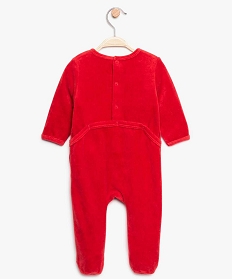 pyjama bebe en velours avec motif ballon de foot rouge8957001_2