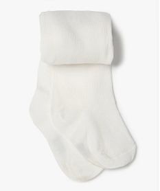 collants unis bebe fille blanc chine collants8962901_2