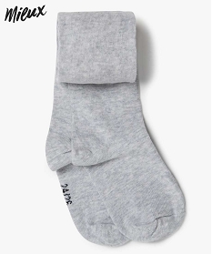 GEMO Collant uni bébé fille Gris