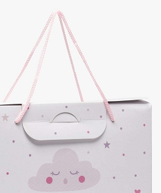 boite cadeau bebe fille avec motif nuage en carton recycle blanc8973101_2