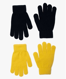 gants filles avec poignet resserre (lot de 2) multicolore8977601_1
