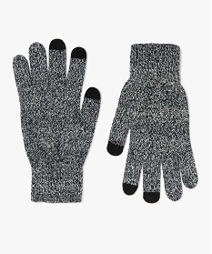 gants homme compatibles ecrans tactiles gris foulard echarpes et gants8989601_1