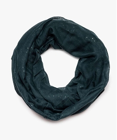 foulard femme snood paillete en polyester recycle vert8998201_1