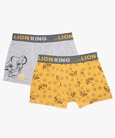 slip garcon avec motif roi lion (lot de 3) - disney jaune9008201_1
