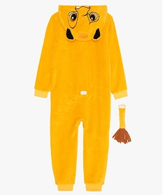 Combinaison Pyjama Garcon Zippee Le Roi Lion Disney Jaune Garcon Gemo