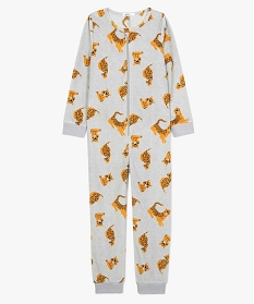 combinaison garcon avec motif leopard imprime pyjamas9011401_1