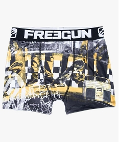 boxer garcon a motifs skate board - freegun imprime sous-vetements9019301_1