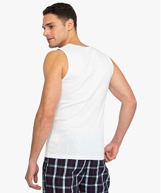 debardeur homme uni en coton bio (lot de 2) blanc tee-shirts et debardeurs9024501_3