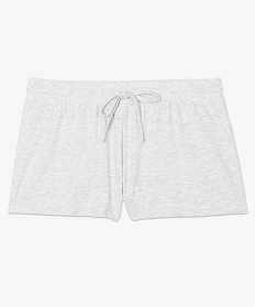short de pyjama femme imprime coupe large gris9025101_4