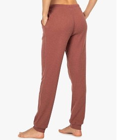 pantalon dinterieur femme en maille cotelee rose bas de pyjama9030301_2