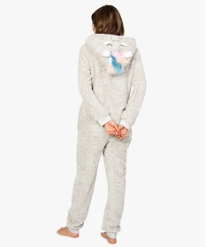 combinaison pyjama femme licorne gris pyjamas, ensembles, vestes9039401_2